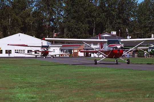 A busy day at the airport.